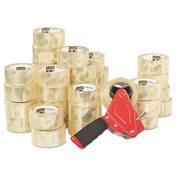 Scotch® 3750 Commercial Grade Packaging Tape With St-181 Pistol-grip Dispenser, 3" Core, 1.88" X 54.6 Yds, Clear, 36-carton freeshipping - TVN Wholesale